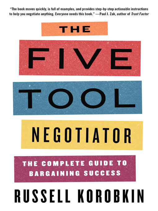 Title details for The Five Tool Negotiator by Russell Korobkin - Wait list